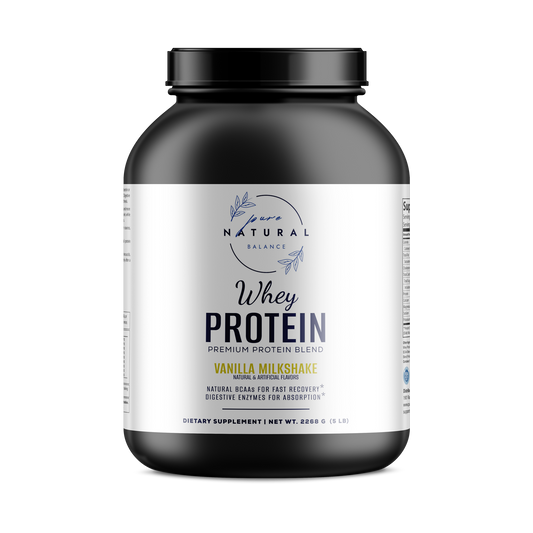 5lb Whey Protein Vanilla – 70 servings-Pure Natural Balance