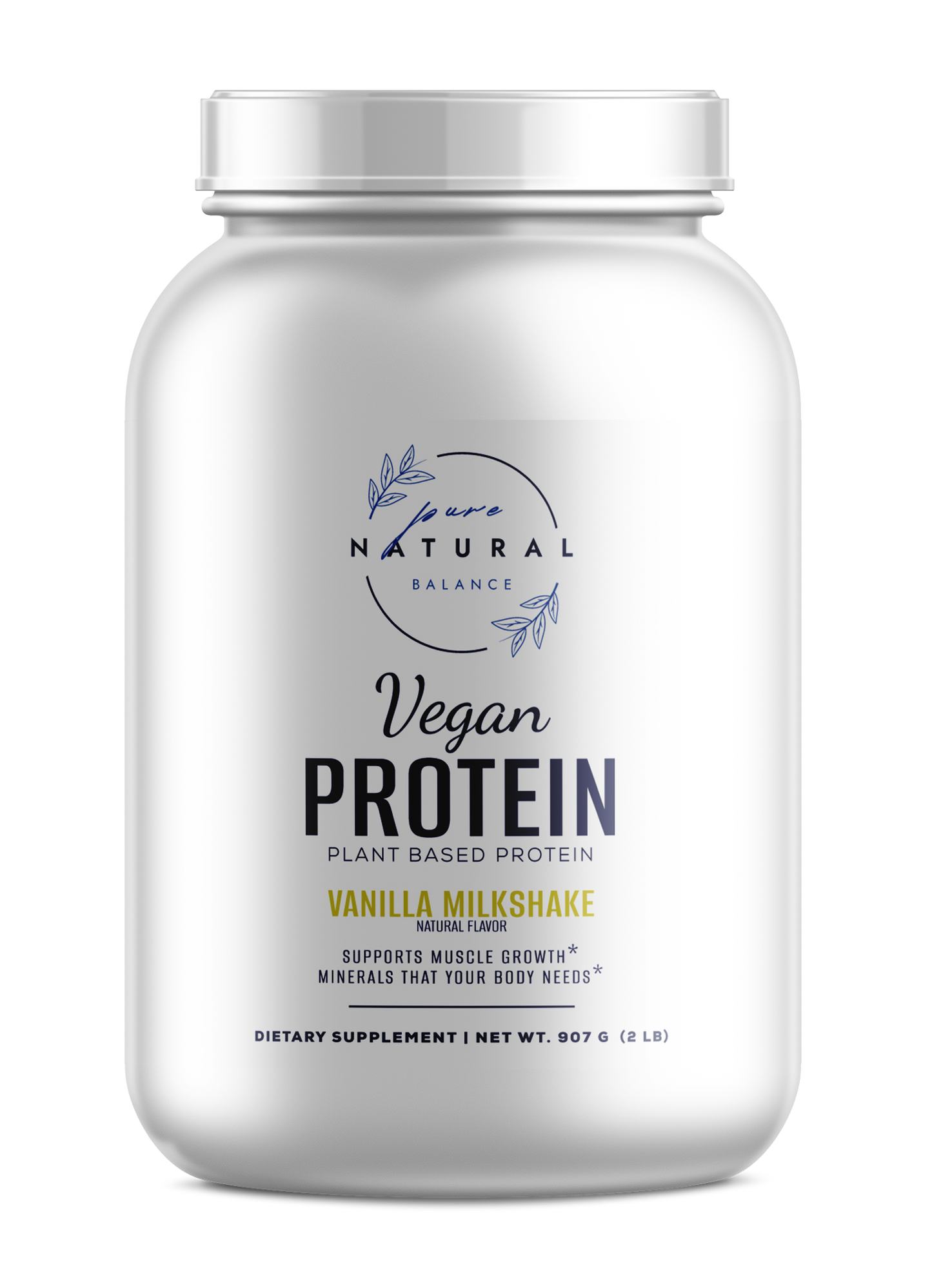 Vegan Protein (Vanilla Milkshake)-Pure Natural Balance