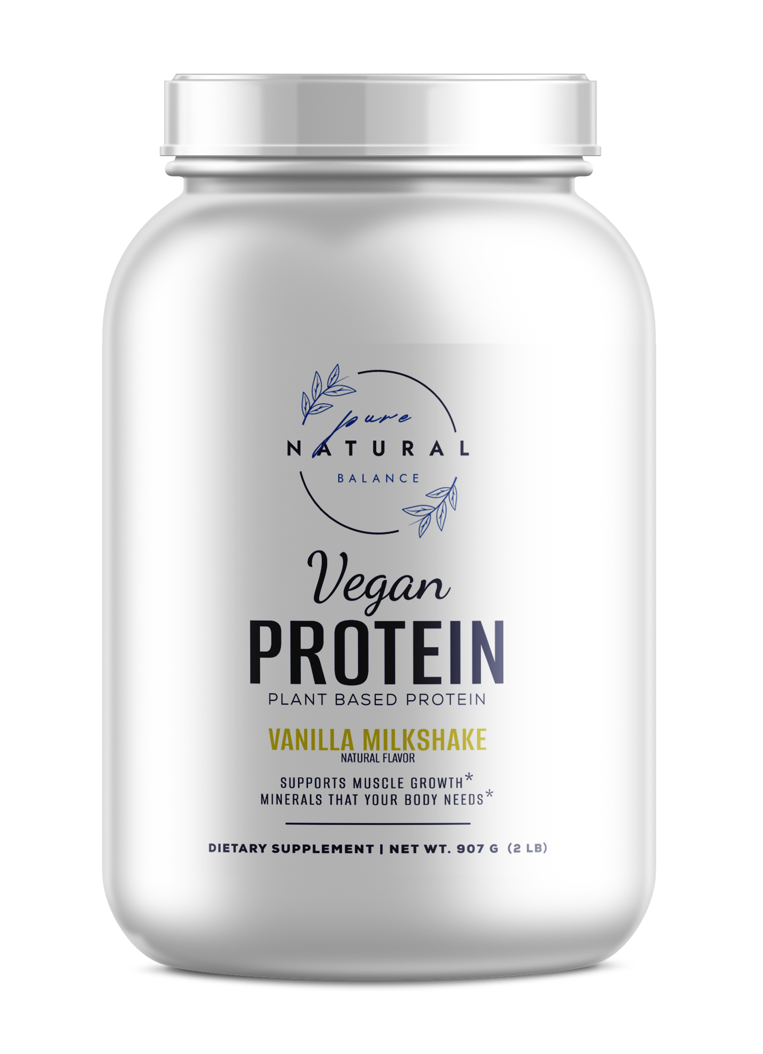 Vegan Protein (Vanilla Milkshake)-Pure Natural Balance