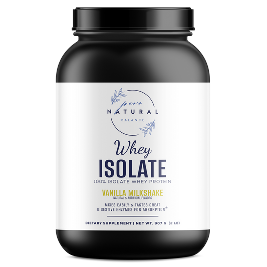 Whey Isolate Protein (Vanilla Milkshake)-Pure Natural Balance