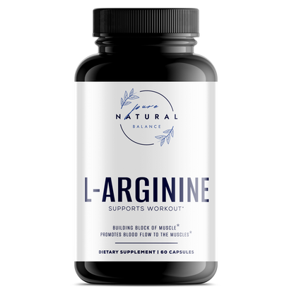 L-Arginine Capsules-Pure Natural Balance