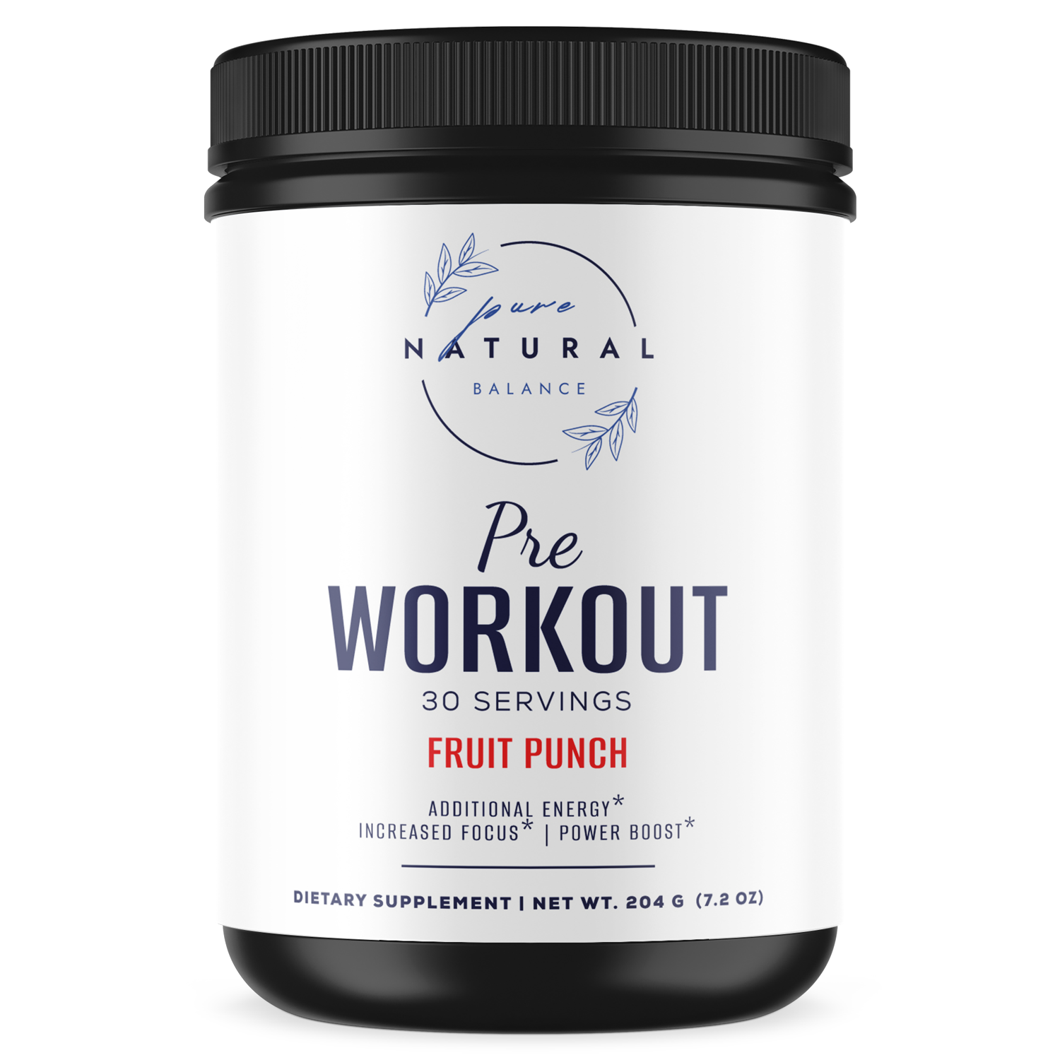 Pre Workout (Fruit Punch)-Pure Natural Balance