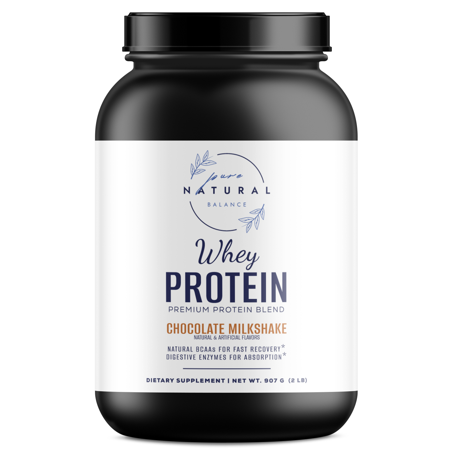 Whey Protein (Chocolate Milkshake)-Pure Natural Balance