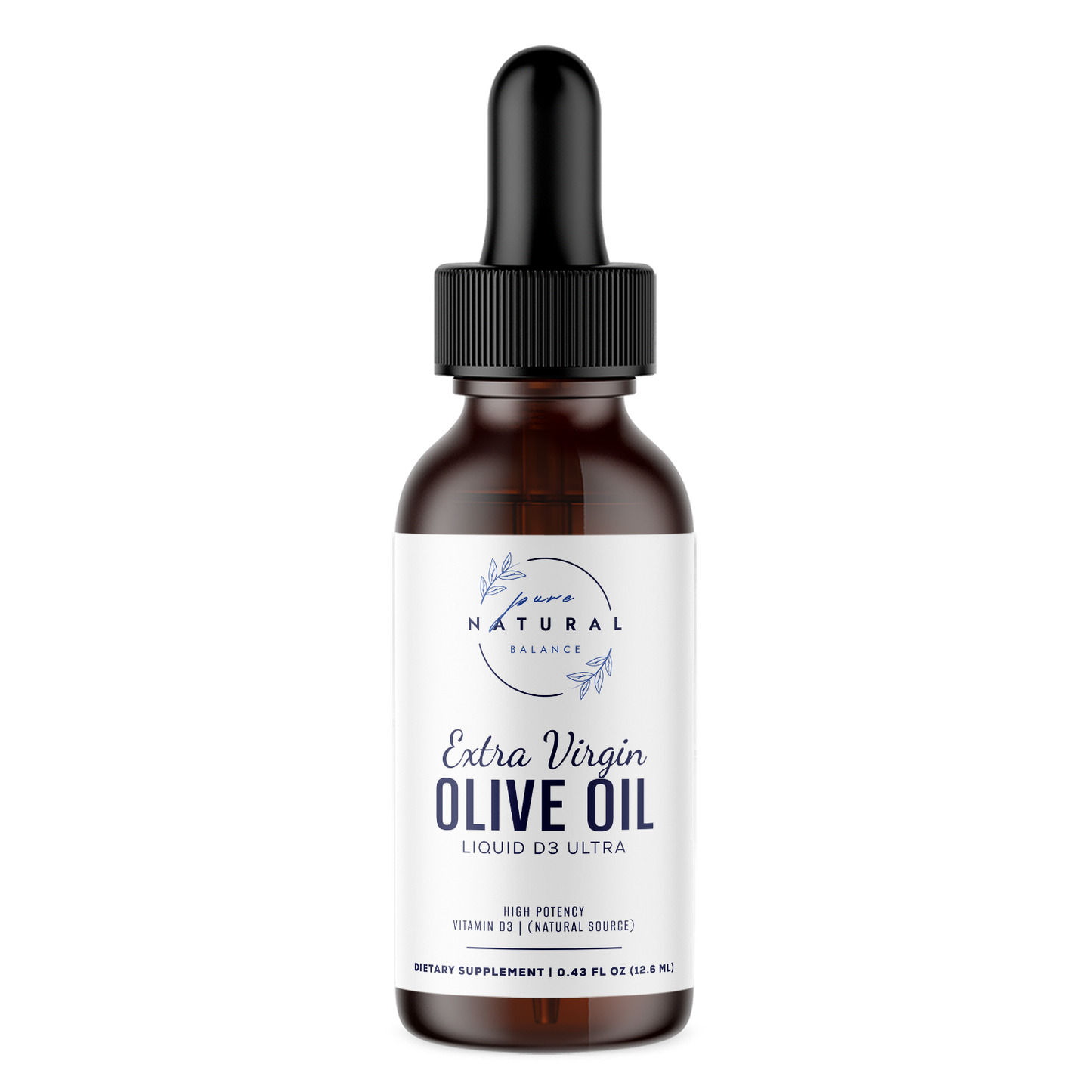 Extra Virgin Olive Oil Liquid D3 Ultra-Pure Natural Balance