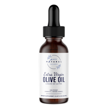 Extra Virgin Olive Oil Liquid D3 Ultra-Pure Natural Balance