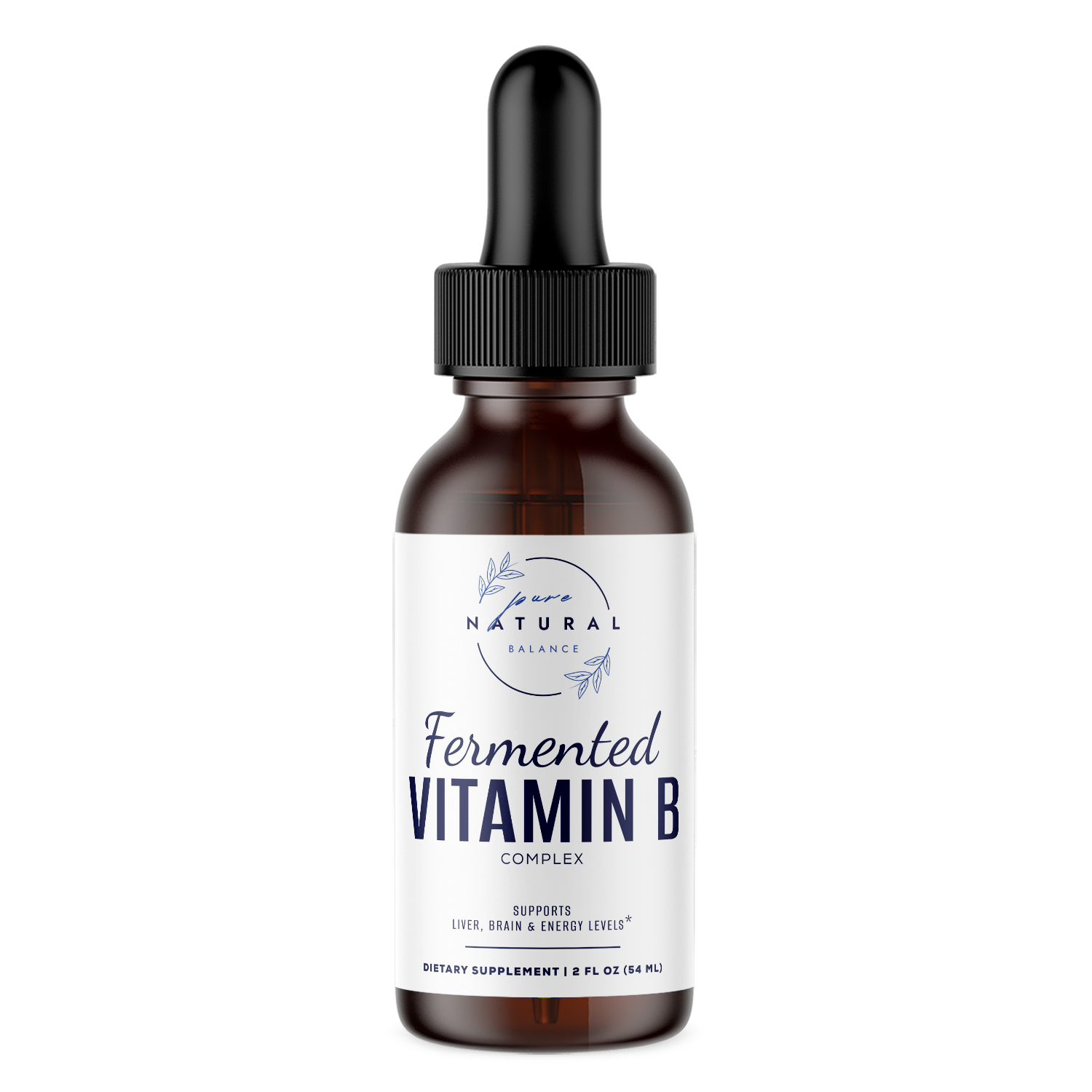 Fermented Vitamin B Complex - 2 fl oz-Pure Natural Balance