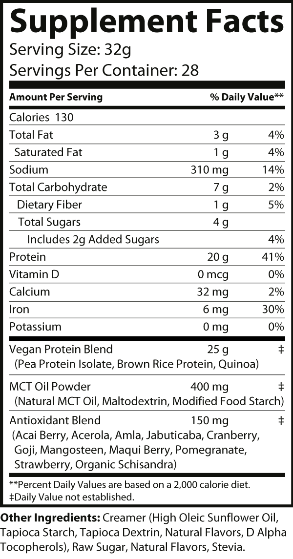 Vegan Protein (Vanilla Milkshake)-Pure Natural Balance