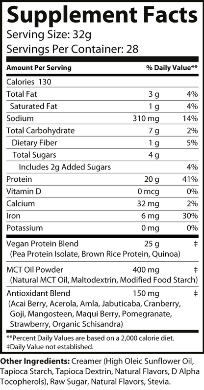 Vegan Protein (Vanilla Milkshake)-Pure Natural Balance