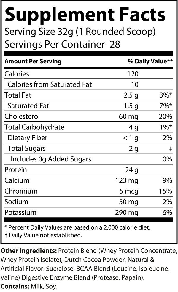 Whey Protein (Chocolate Milkshake)-Pure Natural Balance