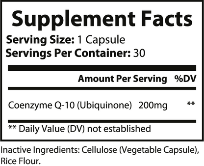 CoQ10 (Ubiquinone)-Pure Natural Balance