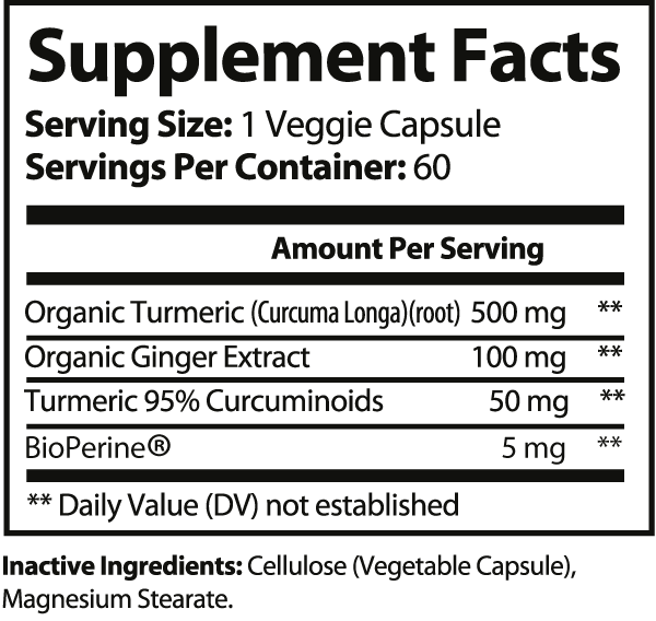 Turmeric w/Ginger-Pure Natural Balance