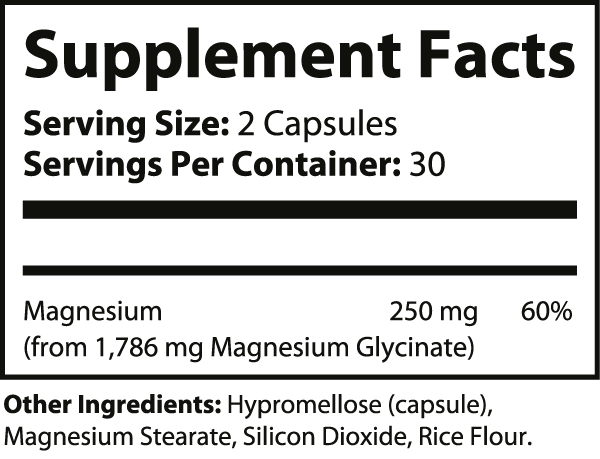 Magnesium Glycinate-Pure Natural Balance