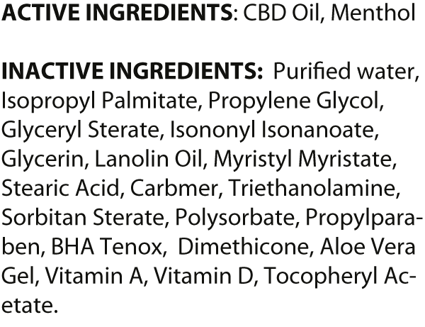 CBD Muscle Cream - Broad Spectrum 10mg (1oz)-Pure Natural Balance