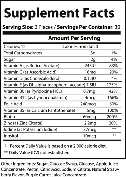 Multivitamin Gummies (Adults)-Pure Natural Balance